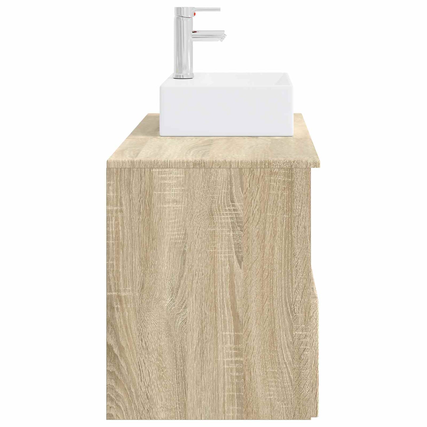 vidaXL Bathroom Furniture Set 2 pcs Sonoma Oak Engineered Wood