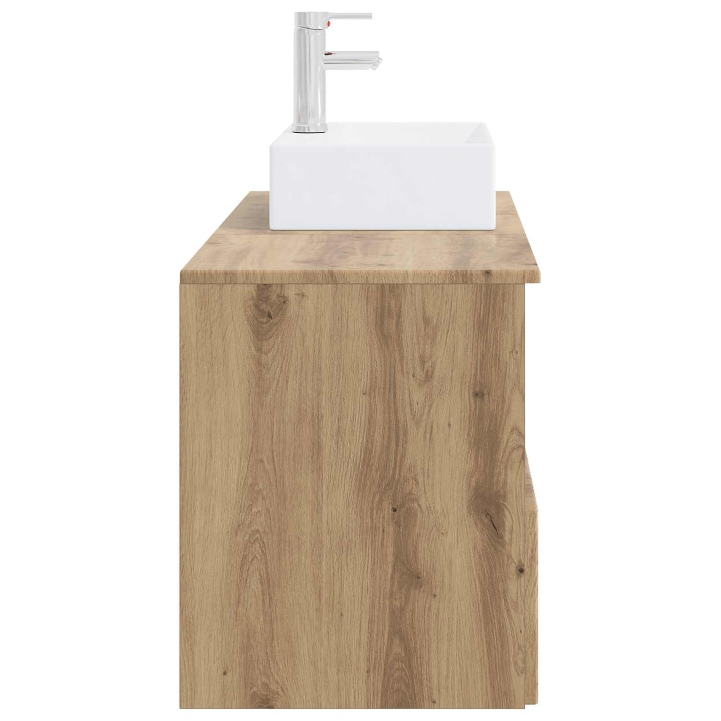 vidaXL Bathroom Furniture Set 2 pcs Artisan Oak Engineered Wood