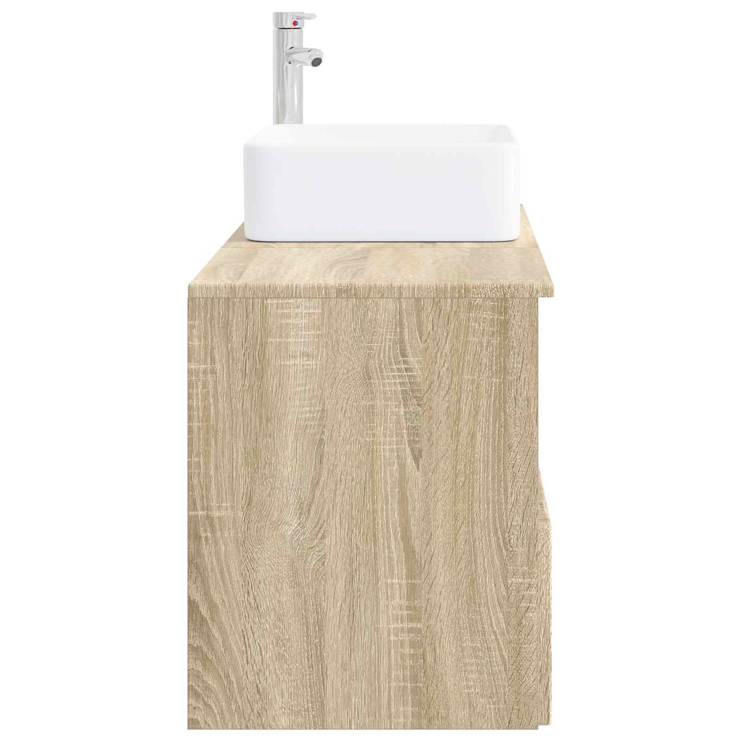 vidaXL Bathroom Furniture Set 2 pcs Sonoma Oak Engineered Wood