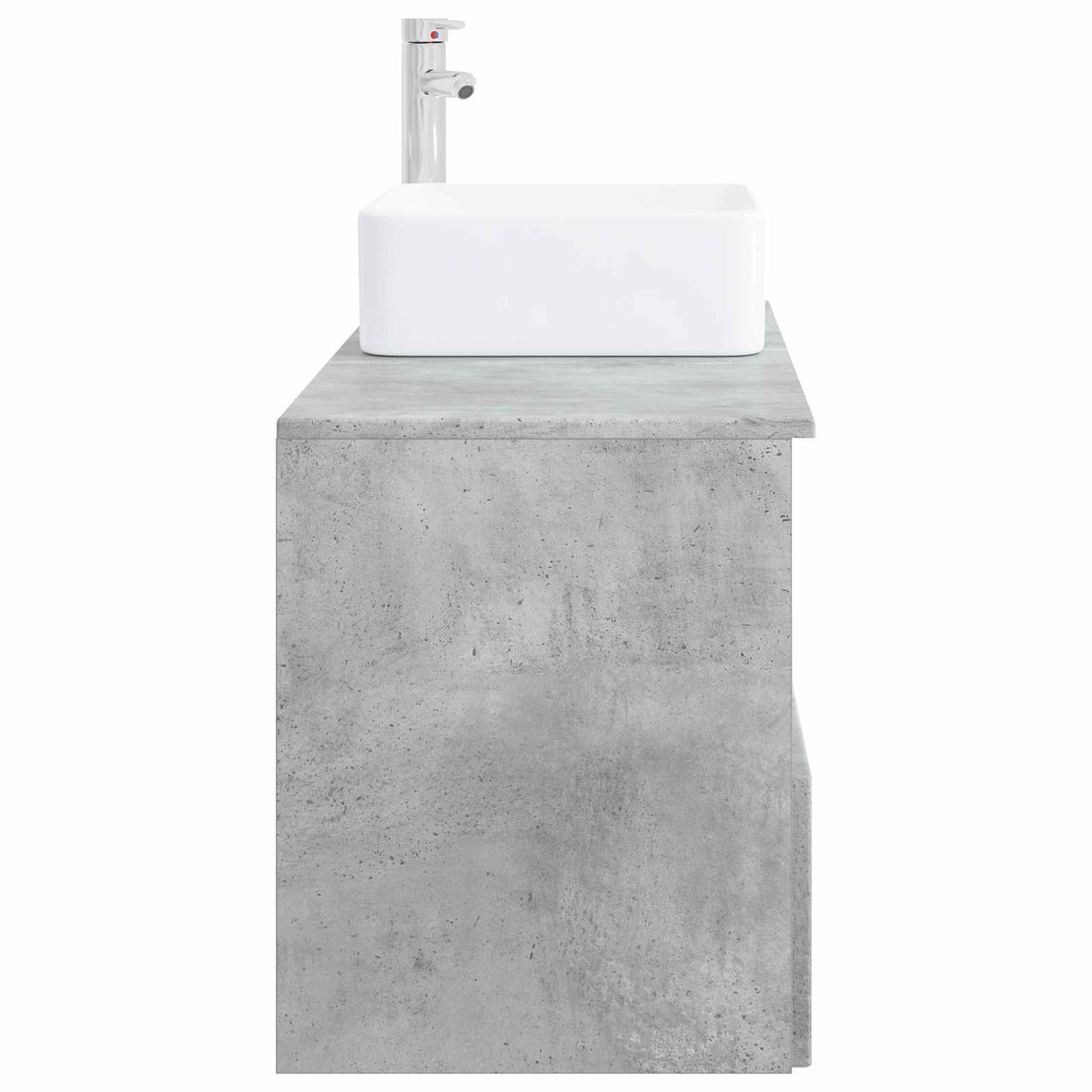 vidaXL Bathroom Furniture Set 2 pcs Concrete Grey Engineered Wood