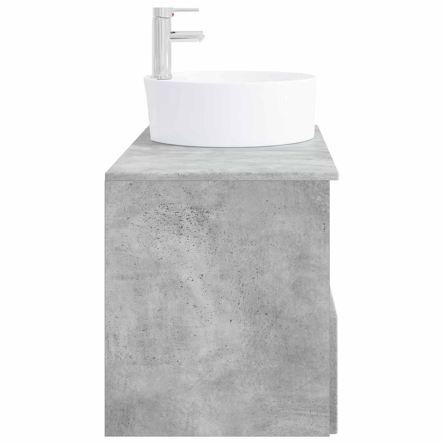 vidaXL Bathroom Furniture Set 2 pcs Concrete Grey Engineered Wood