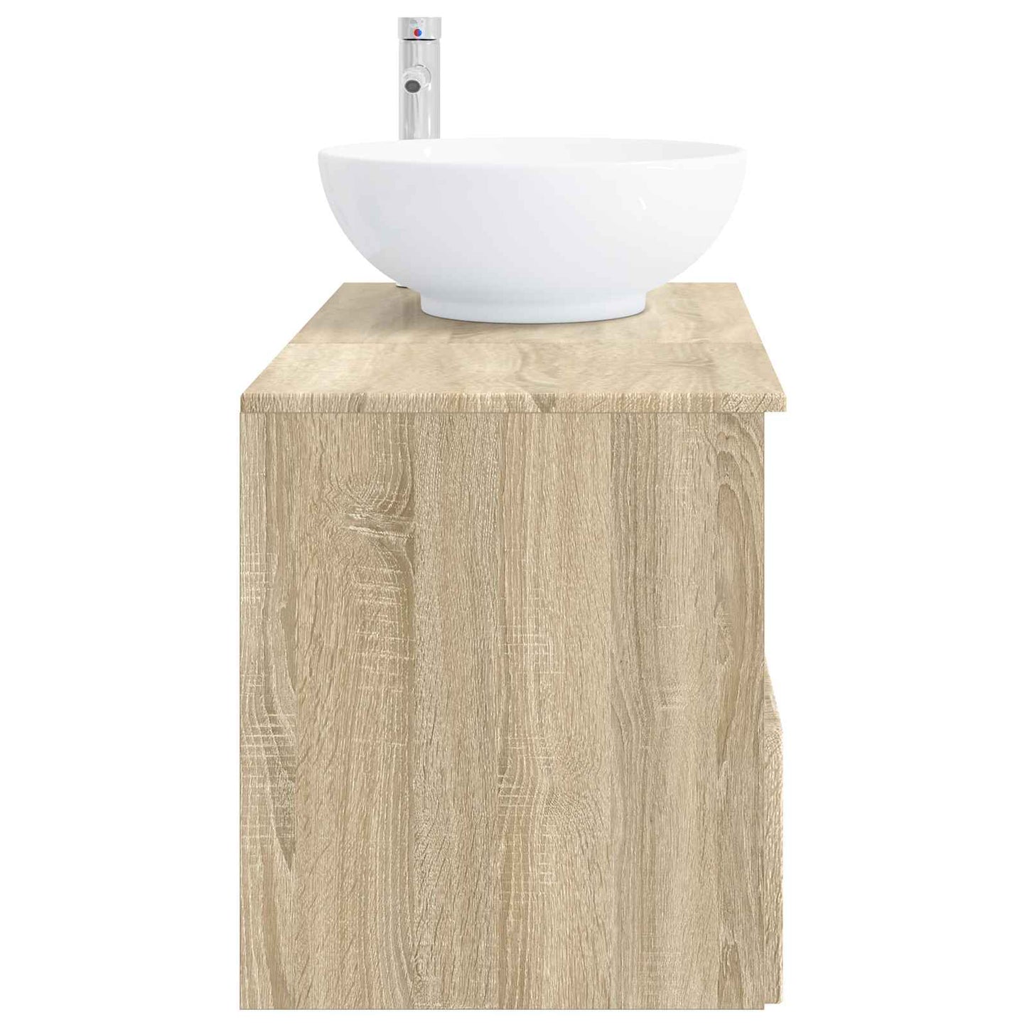 vidaXL Bathroom Furniture Set 2 pcs Sonoma Oak Engineered Wood