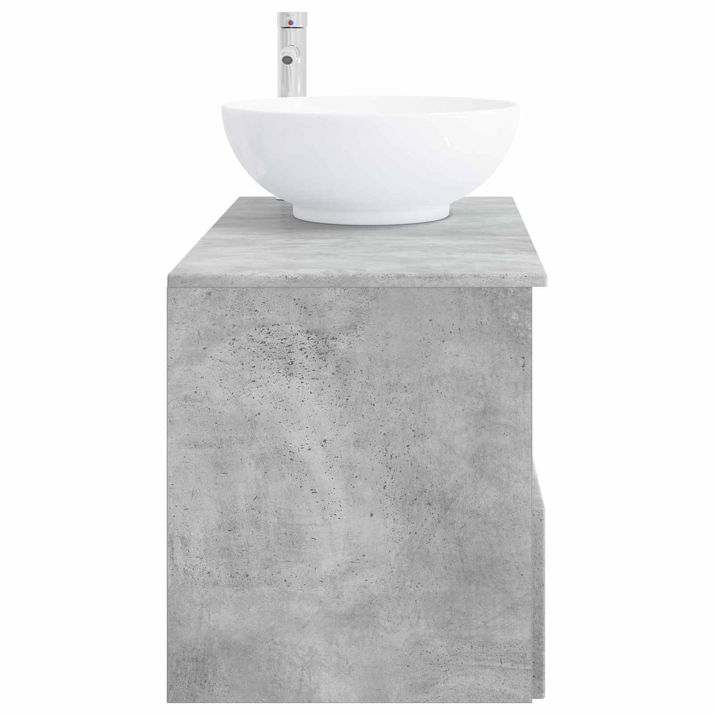vidaXL Bathroom Furniture Set 2 pcs Concrete Grey Engineered Wood