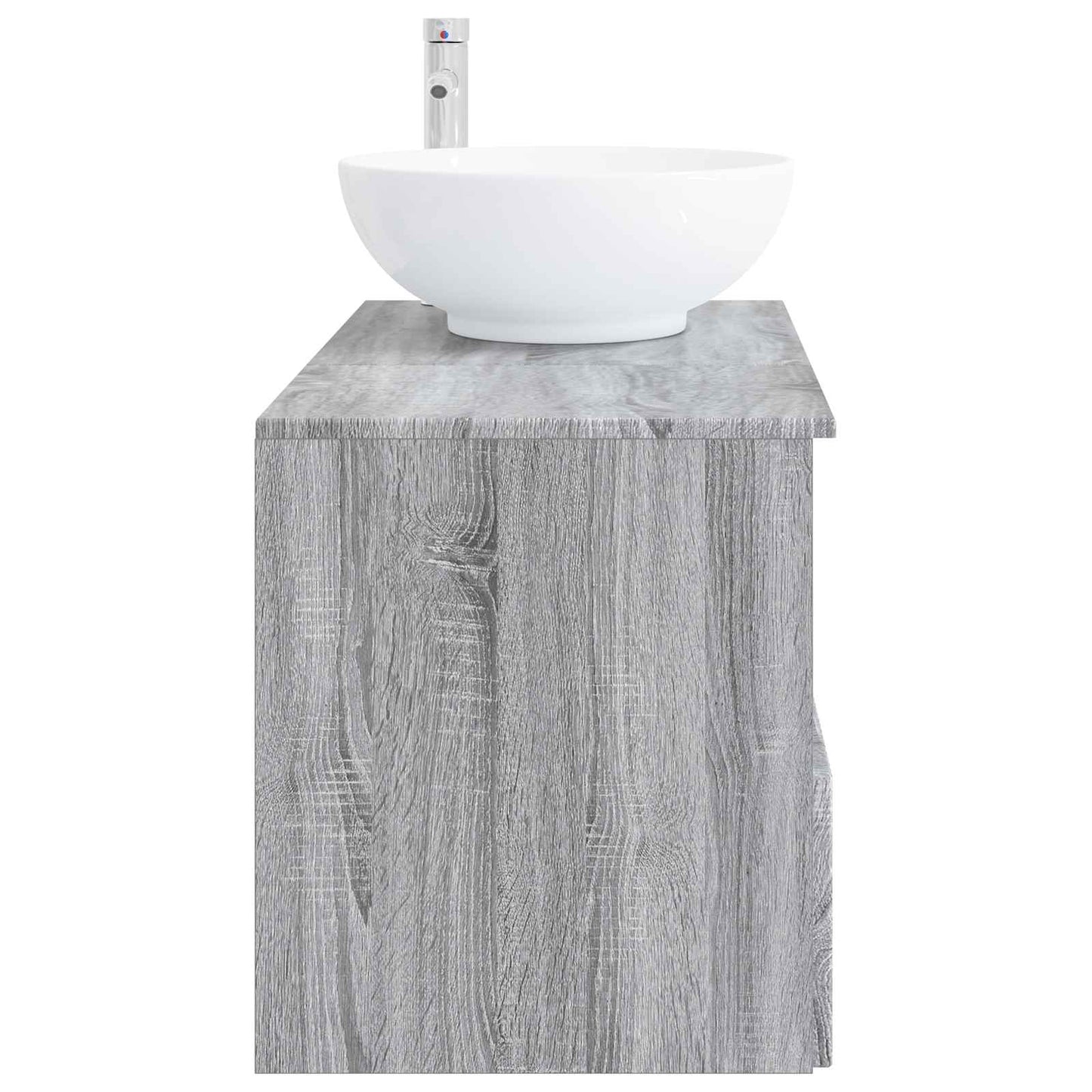 vidaXL Bathroom Furniture Set 2 pcs Grey Sonoma Engineered Wood