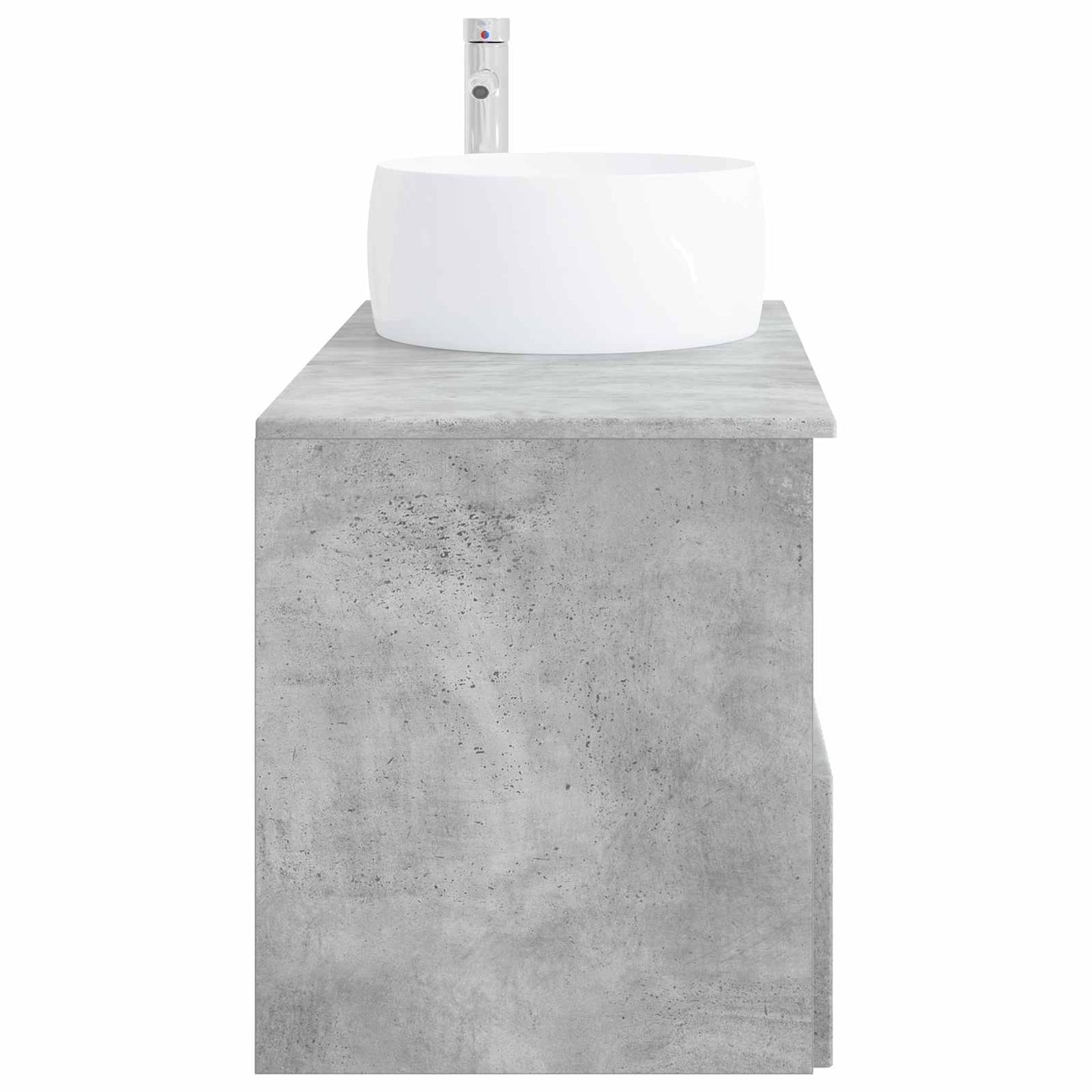 vidaXL Bathroom Furniture Set 2 pcs Concrete Grey Engineered Wood