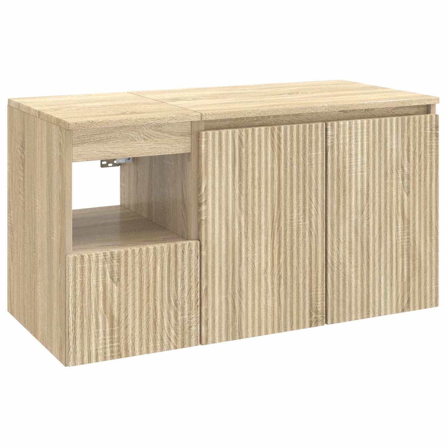 vidaXL Bathroom Furniture Set 2 pcs Sonoma Oak Engineered Wood