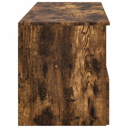 vidaXL Bathroom Furniture Set 2 pcs Smoked Oak Engineered Wood