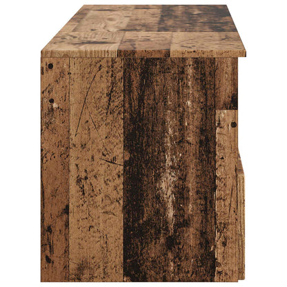 vidaXL Bathroom Furniture Set 2 pcs Old Wood Engineered Wood