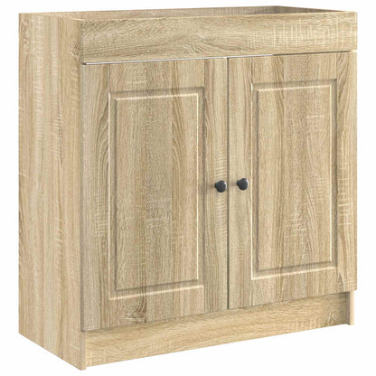 vidaXL Bathroom Furniture Set Sonoma Oak 56 x 37.5 x 81 cm