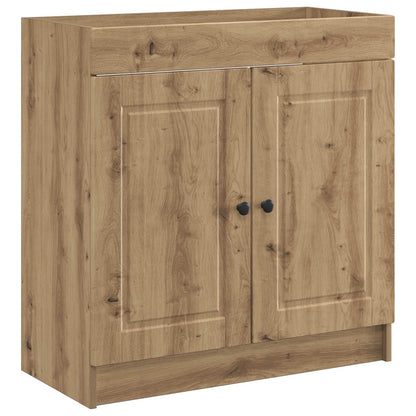 vidaXL Bathroom Furniture Set Artisan Oak 56 x 37.5 x 81 cm