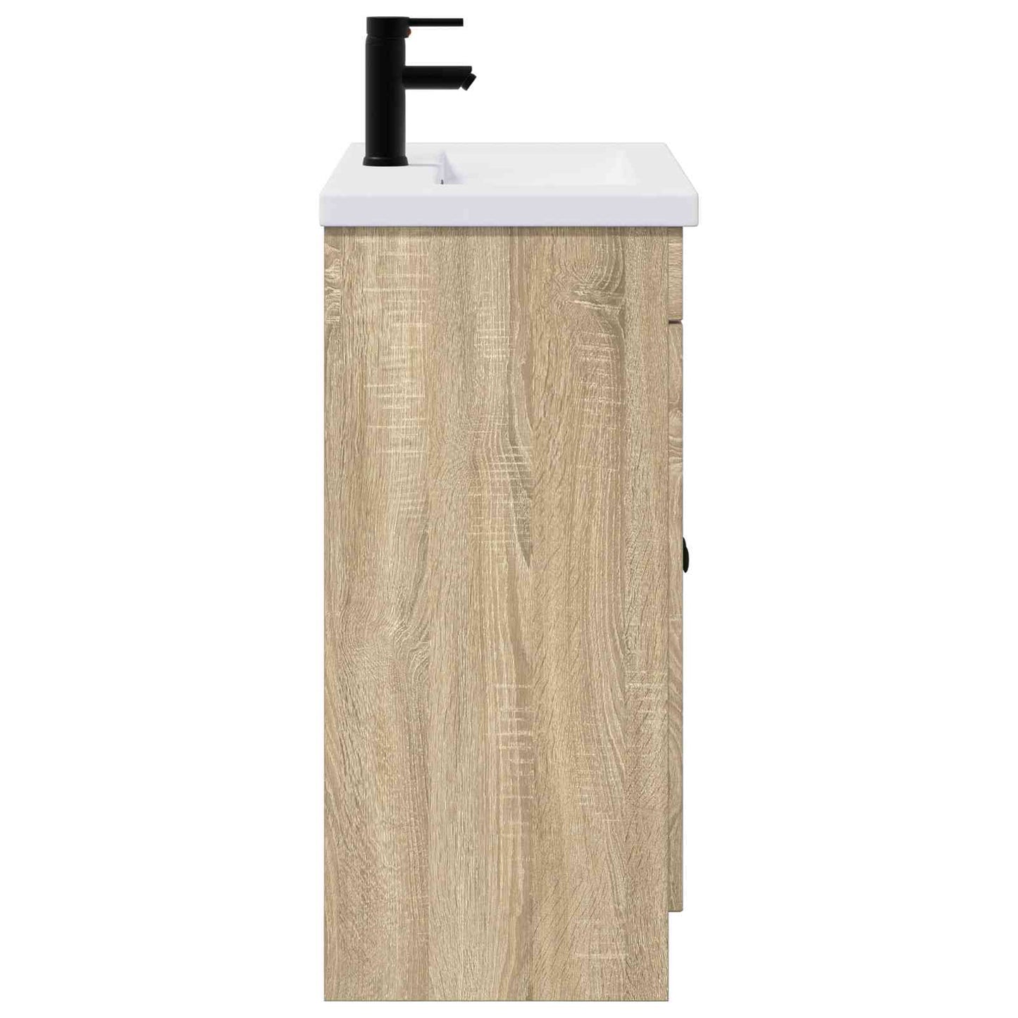 vidaXL Bathroom Furniture Set Sonoma Oak 78.5 x 37.5 x 81 cm
