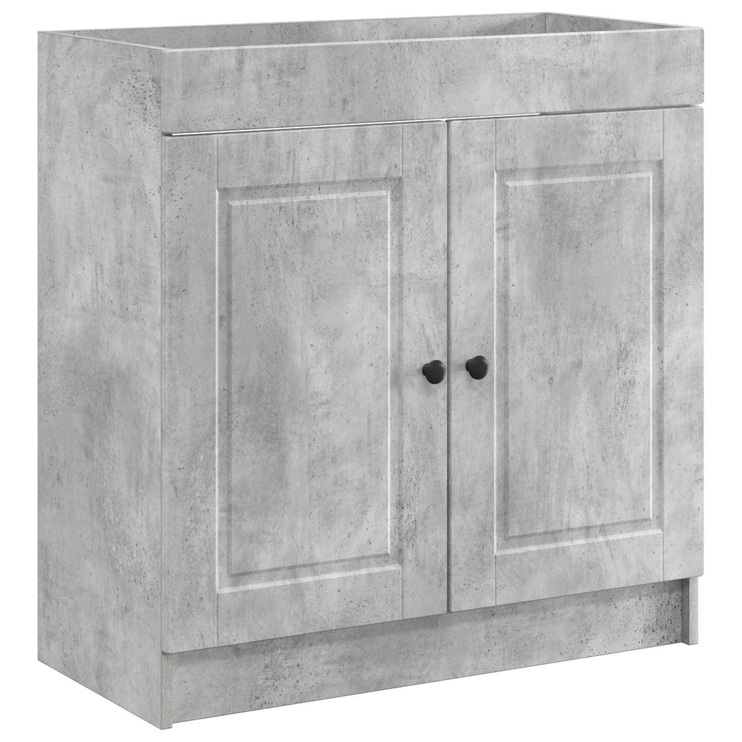 vidaXL Bathroom Furniture Set Concrete Grey 78.5 x 37.5 x 81 cm
