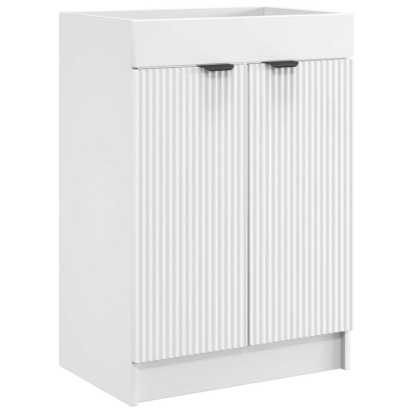 vidaXL Bathroom Furniture Set White 56 x 37.5 x 81 cm Engineered Wood