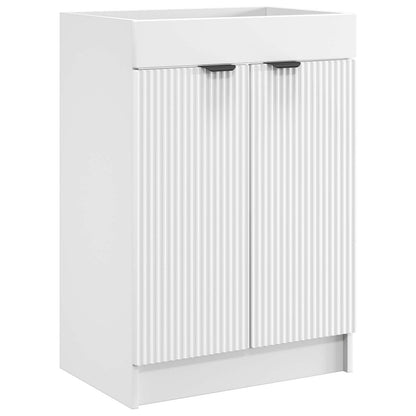 vidaXL Bathroom Furniture Set White 56 x 37.5 x 81 cm Engineered Wood