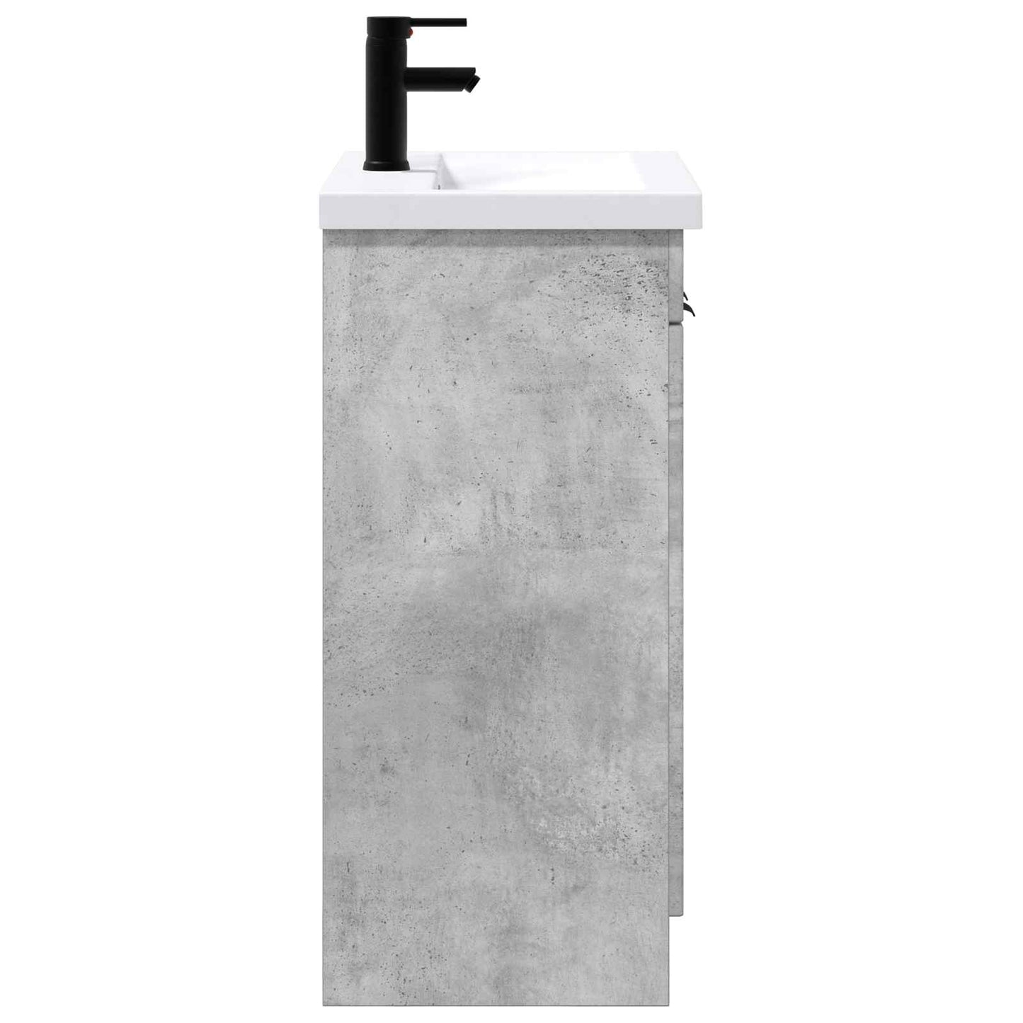 vidaXL Bathroom Furniture Set Concrete Grey 56 x 37.5 x 81 cm