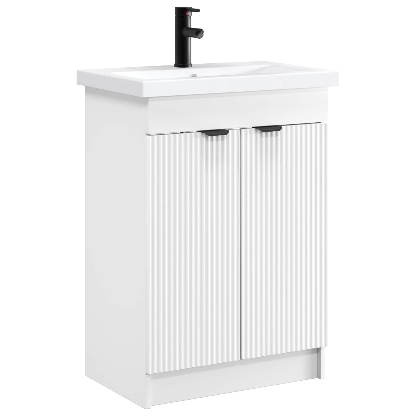 vidaXL Bathroom Furniture Set White 78.5 x 37.5 x 81 cm