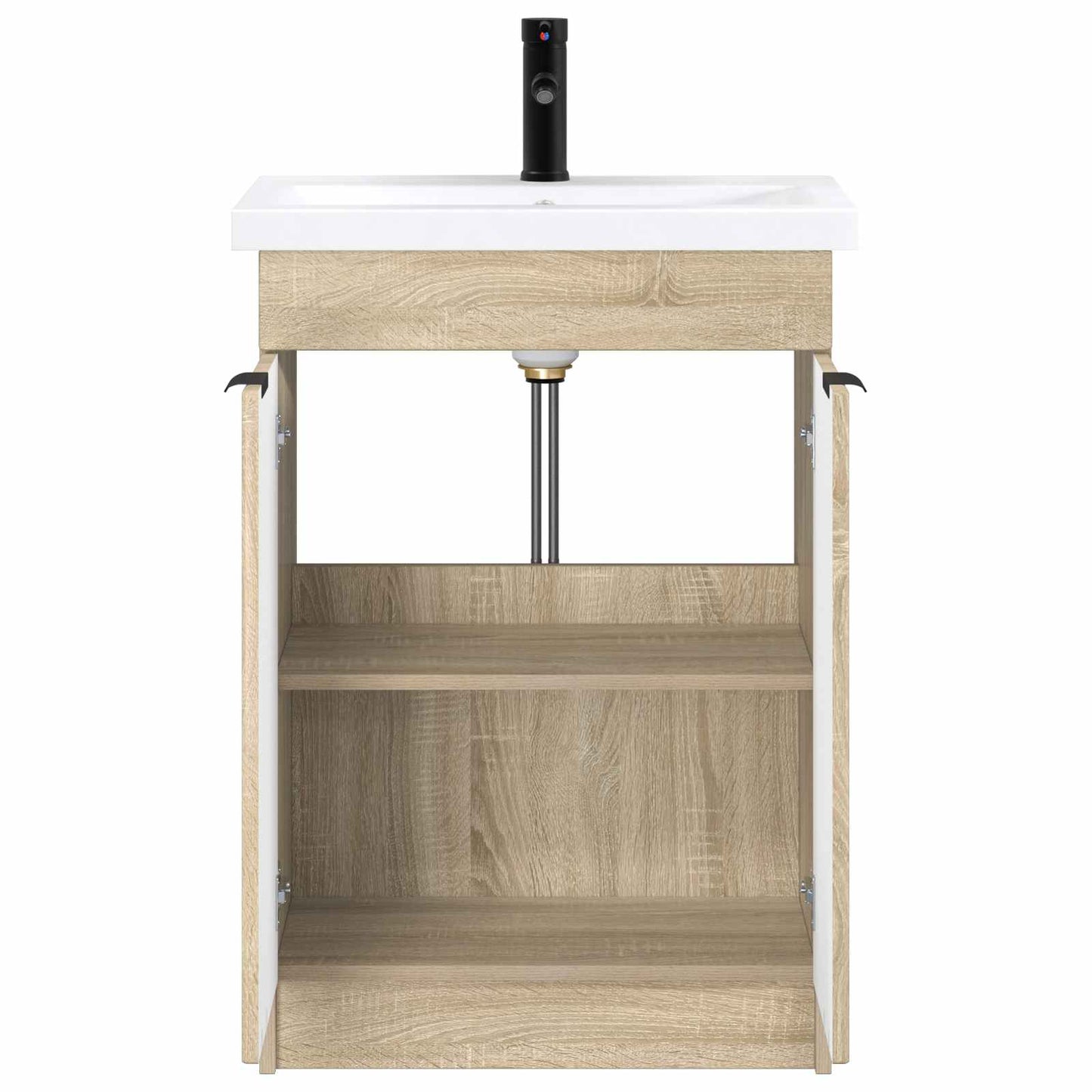 vidaXL Bathroom Furniture Set Sonoma Oak 78.5 x 37.5 x 81 cm