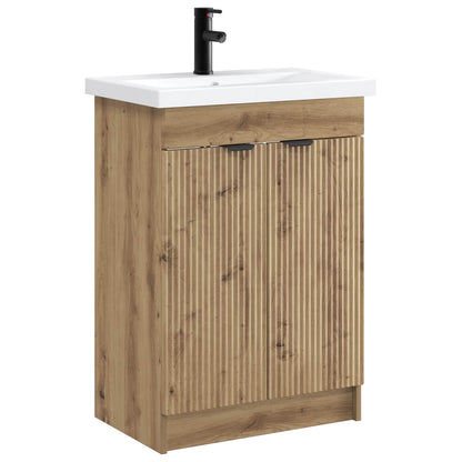 vidaXL Bathroom Furniture Set Artisan Oak 78.5 x 37.5 x 81 cm