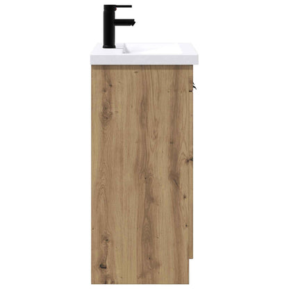 vidaXL Bathroom Furniture Set Artisan Oak 78.5 x 37.5 x 81 cm