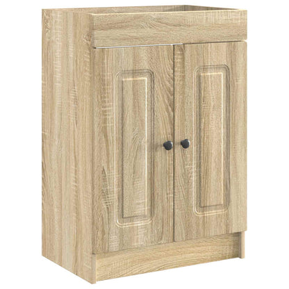 vidaXL Bathroom Furniture Set Sonoma Oak 56 x 37.5 x 81 cm