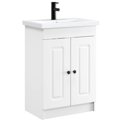 vidaXL Bathroom Furniture Set White 78.5 x 37.5 x 81 cm