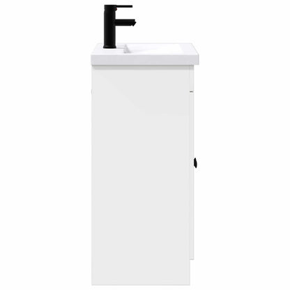 vidaXL Bathroom Furniture Set White 78.5 x 37.5 x 81 cm