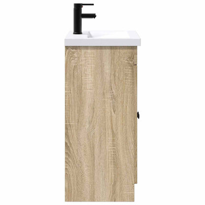 vidaXL Bathroom Furniture Set Sonoma Oak 78.5 x 37.5 x 81 cm