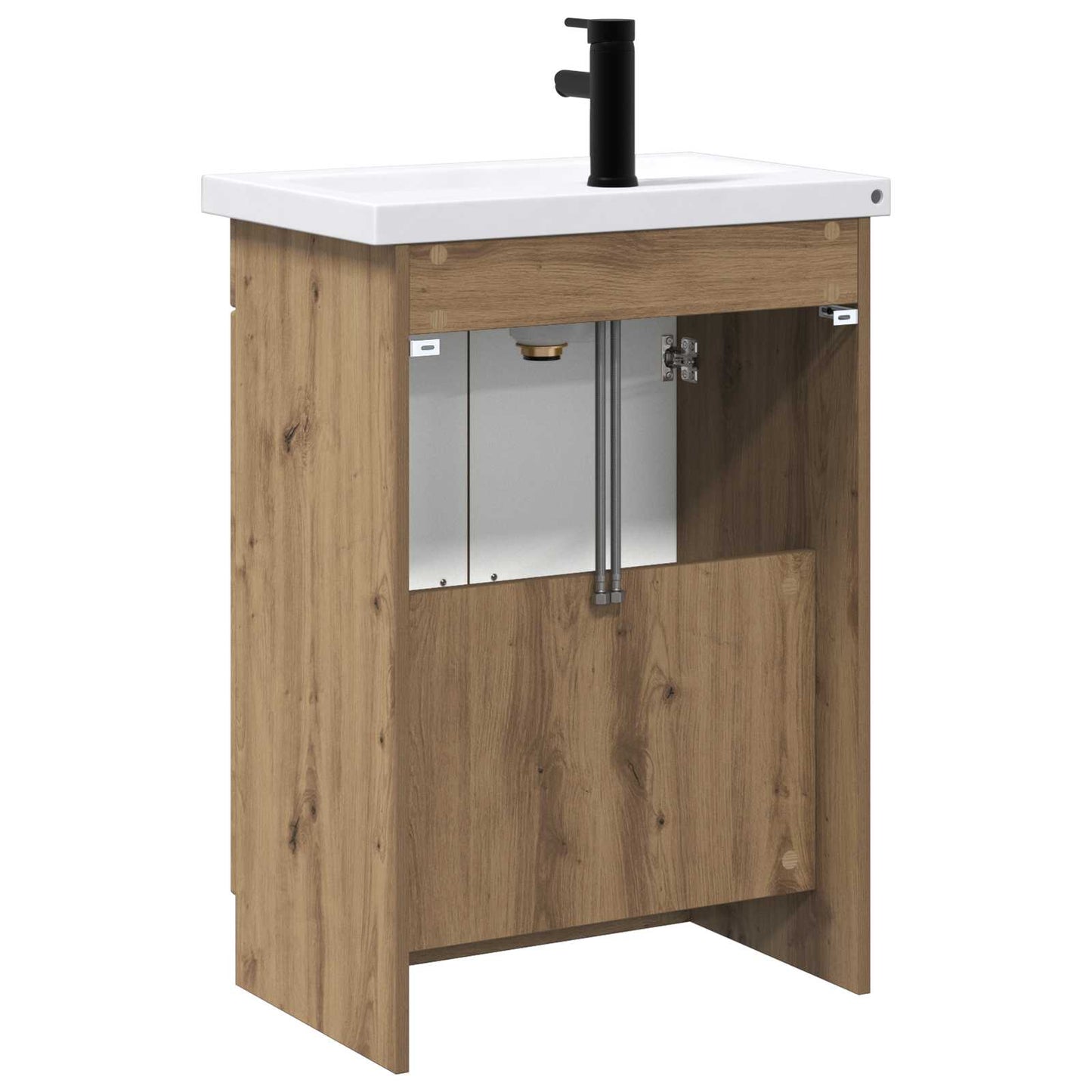 vidaXL Bathroom Furniture Set Artisan Oak 78.5 x 37.5 x 81 cm