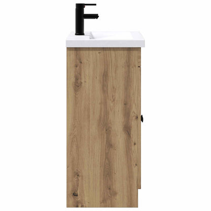vidaXL Bathroom Furniture Set Artisan Oak 56 x 37.5 x 81 cm