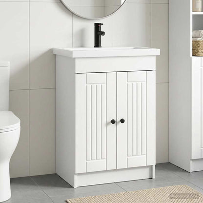 vidaXL Bathroom Furniture Set White 78.5 x 37.5 x 81 cm