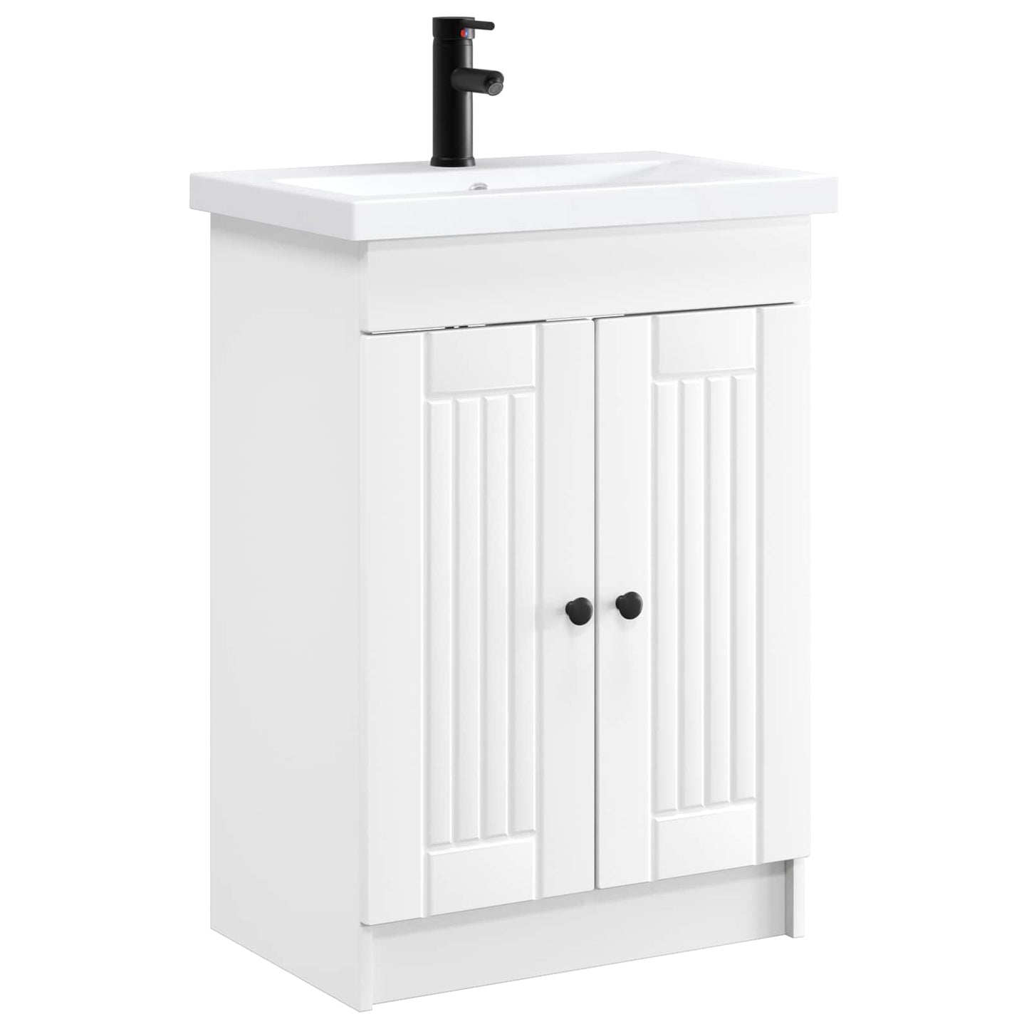 vidaXL Bathroom Furniture Set White 78.5 x 37.5 x 81 cm