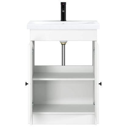 vidaXL Bathroom Furniture Set White 78.5 x 37.5 x 81 cm