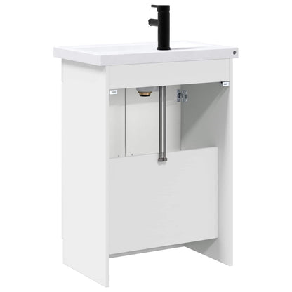 vidaXL Bathroom Furniture Set White 78.5 x 37.5 x 81 cm