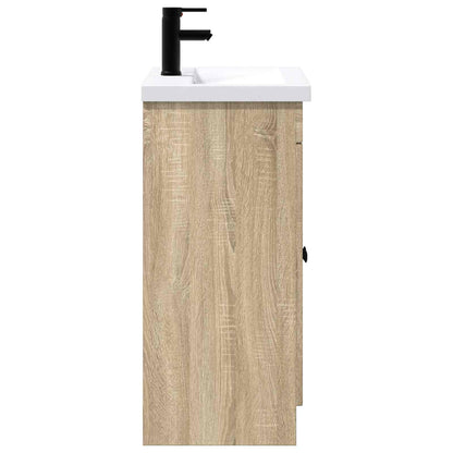vidaXL Bathroom Furniture Set Sonoma Oak 78.5 x 37.5 x 81 cm