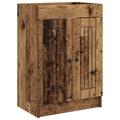 vidaXL Bathroom Furniture Set Old Wood 78.5 x 37.5 x 81 cm