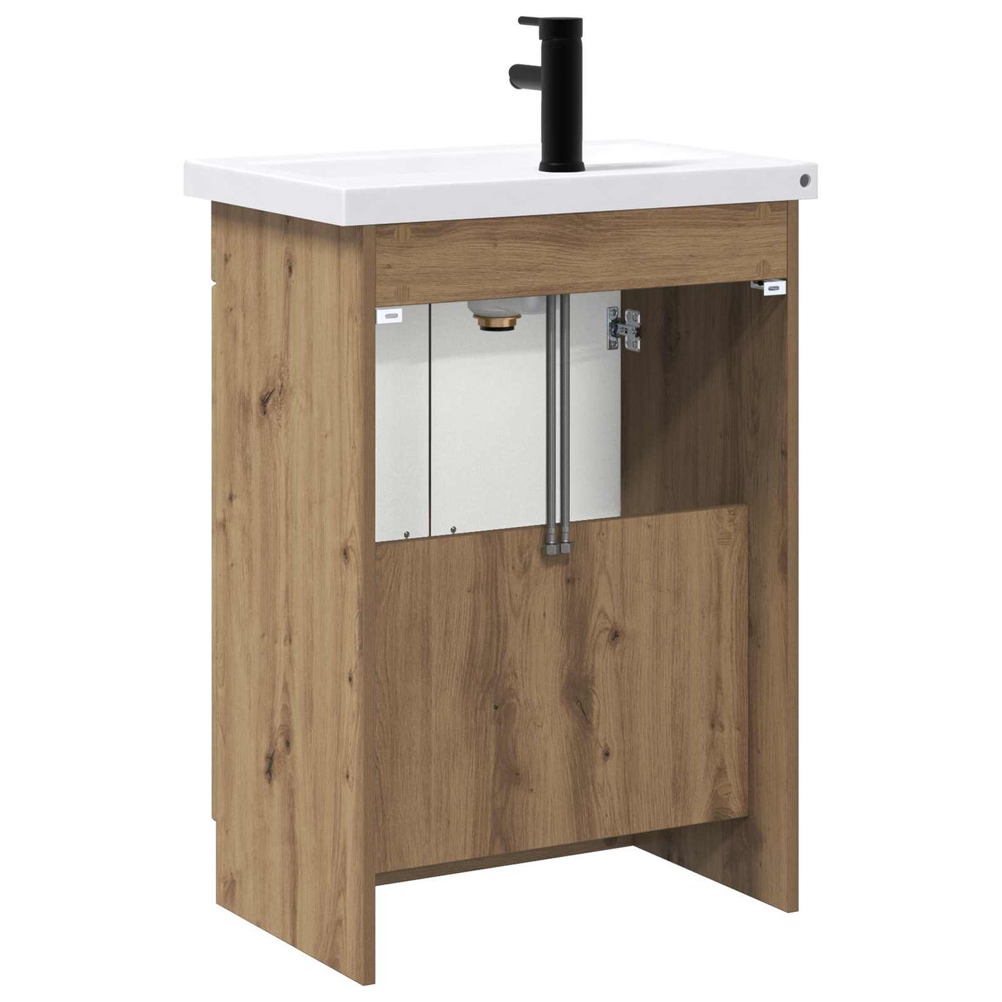 vidaXL Bathroom Furniture Set Artisan Oak 78.5 x 37.5 x 81 cm