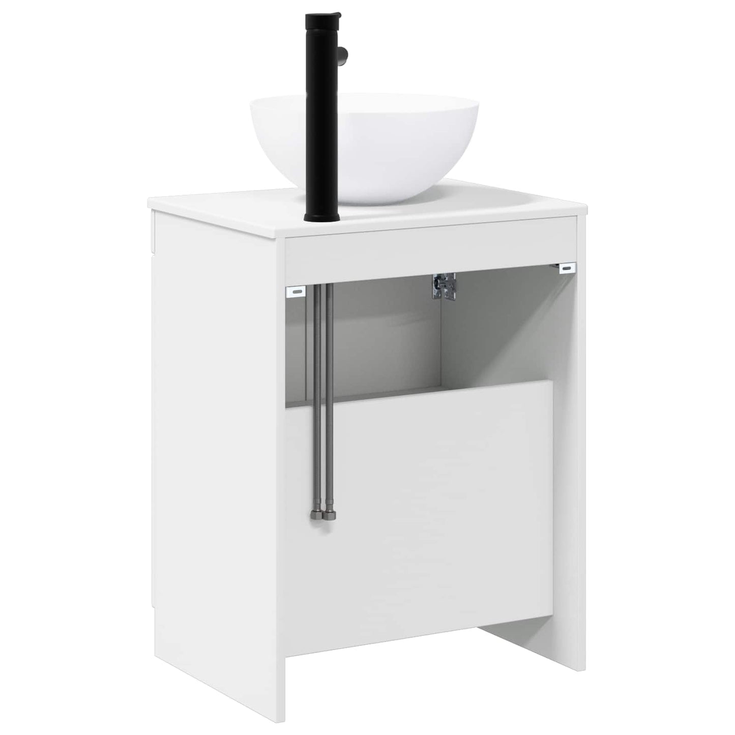 vidaXL Bathroom Furniture Set White Engineered Wood