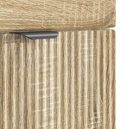vidaXL Bathroom Furniture Set Sonoma Oak Engineered Wood