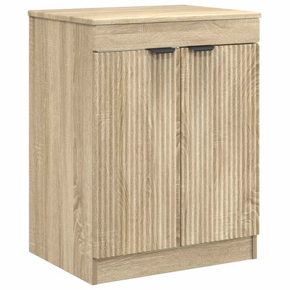 vidaXL Bathroom Furniture Set Sonoma Oak Engineered Wood