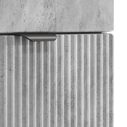 vidaXL Bathroom Furniture Set Concrete Grey Engineered Wood