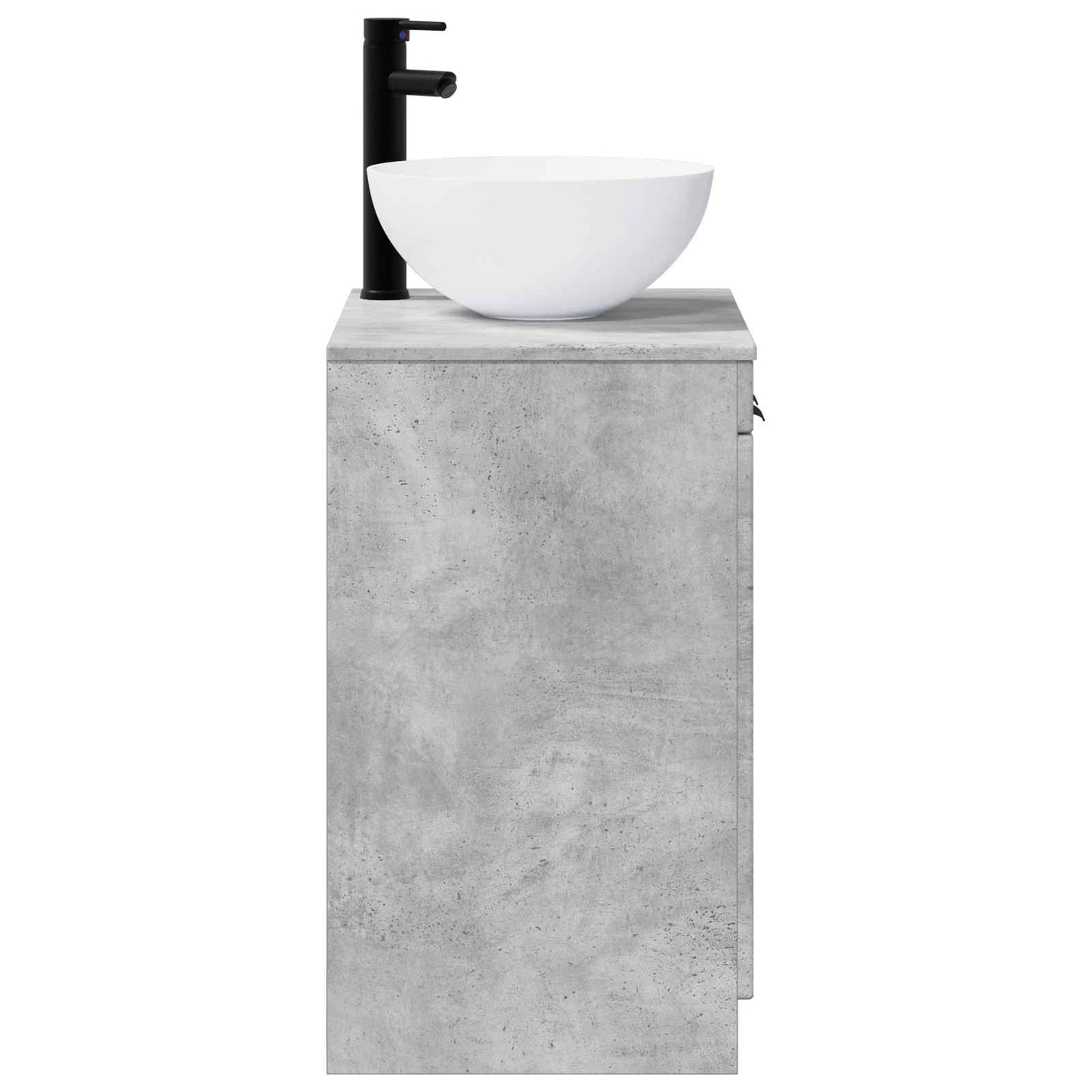 vidaXL Bathroom Furniture Set Concrete Grey Engineered Wood