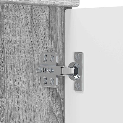 vidaXL Bathroom Furniture Set Grey Sonoma Engineered Wood