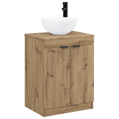 vidaXL Bathroom Furniture Set Artisan Oak Engineered Wood