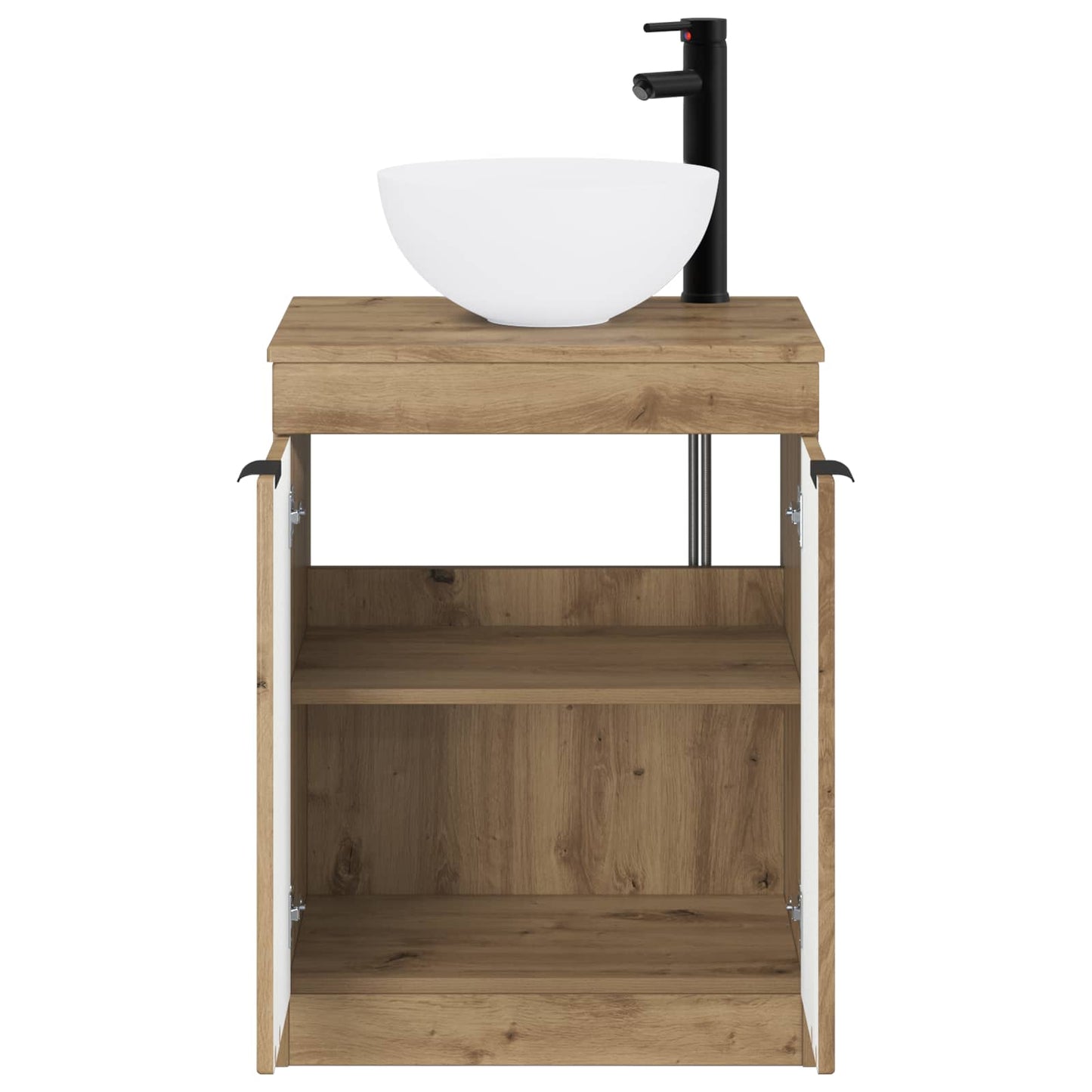 vidaXL Bathroom Furniture Set Artisan Oak Engineered Wood