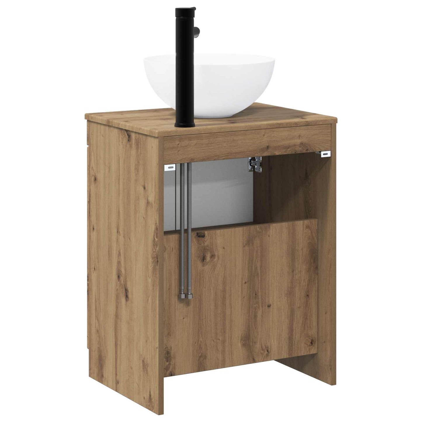 vidaXL Bathroom Furniture Set Artisan Oak Engineered Wood