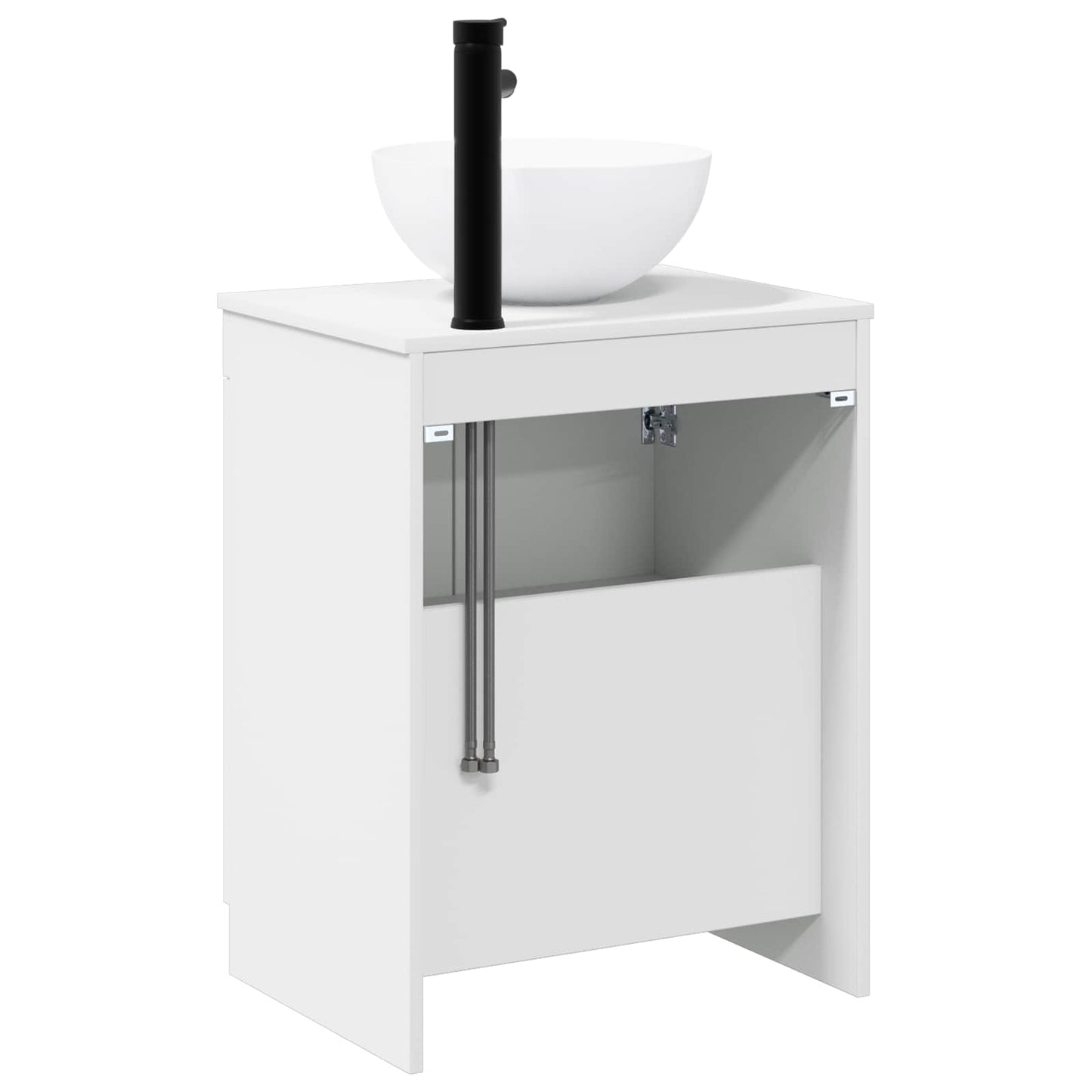 vidaXL Bathroom Furniture Set White Engineered Wood