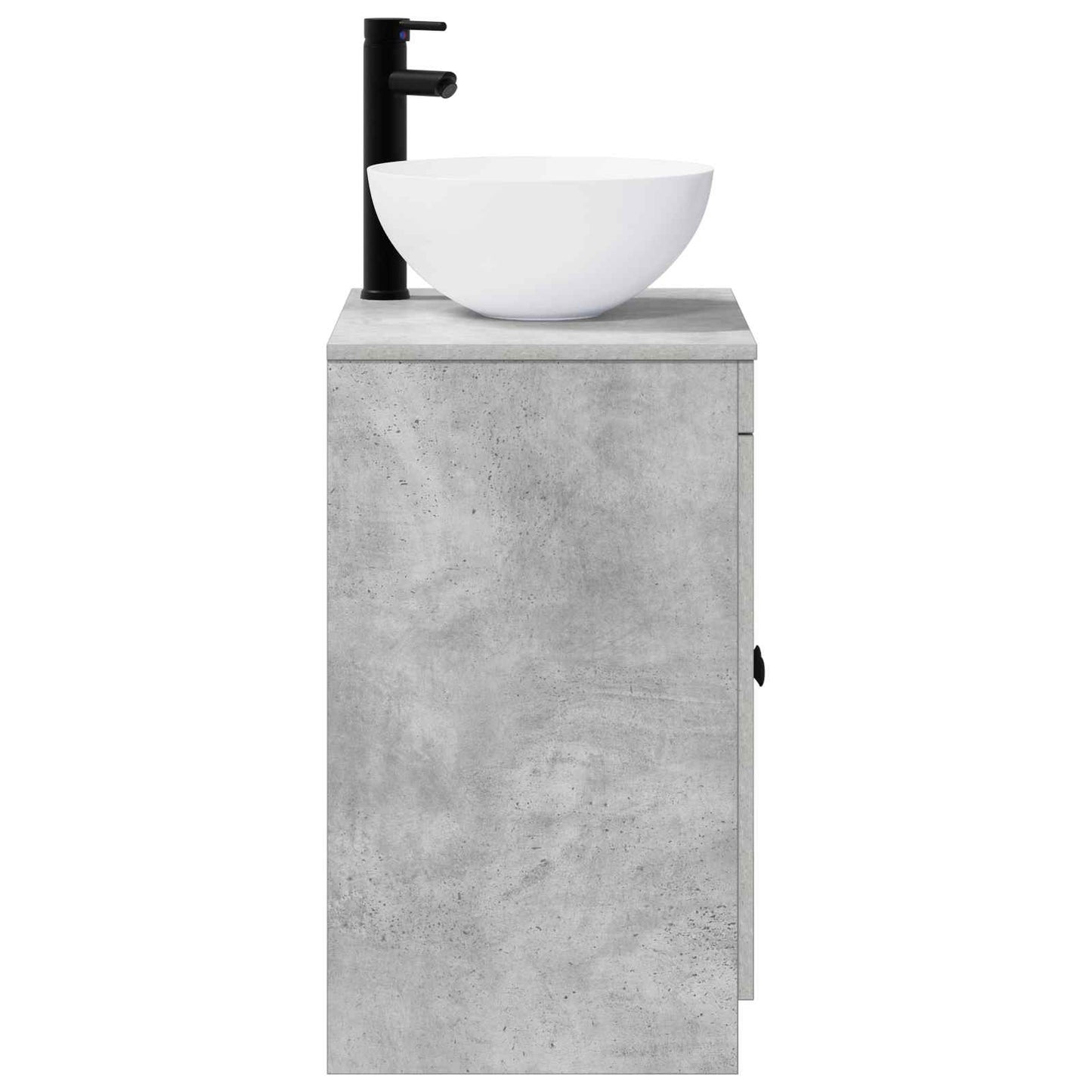vidaXL Bathroom Furniture Set Concrete Grey Engineered Wood