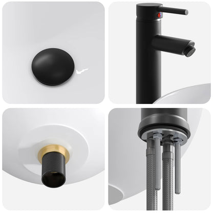 vidaXL Bathroom Furniture Set Grey Sonoma Engineered Wood