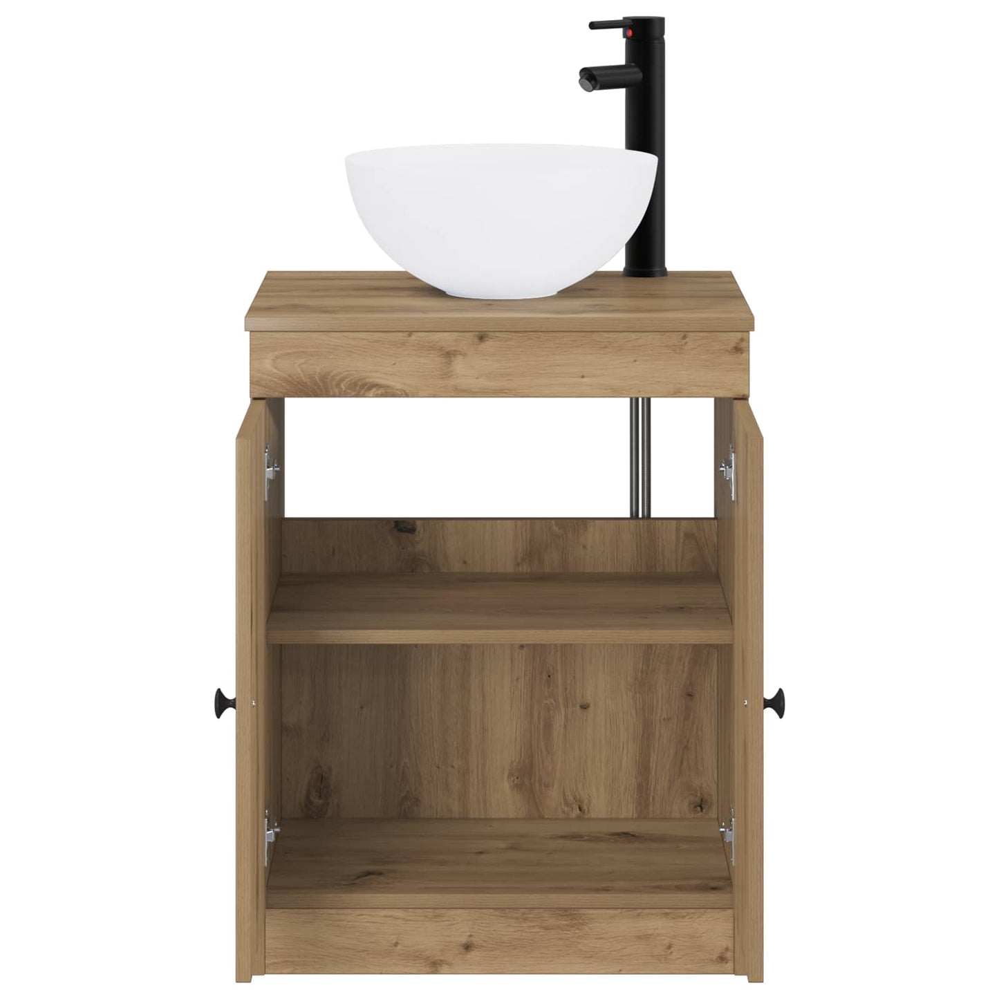 vidaXL Bathroom Furniture Set Artisan Oak Engineered Wood