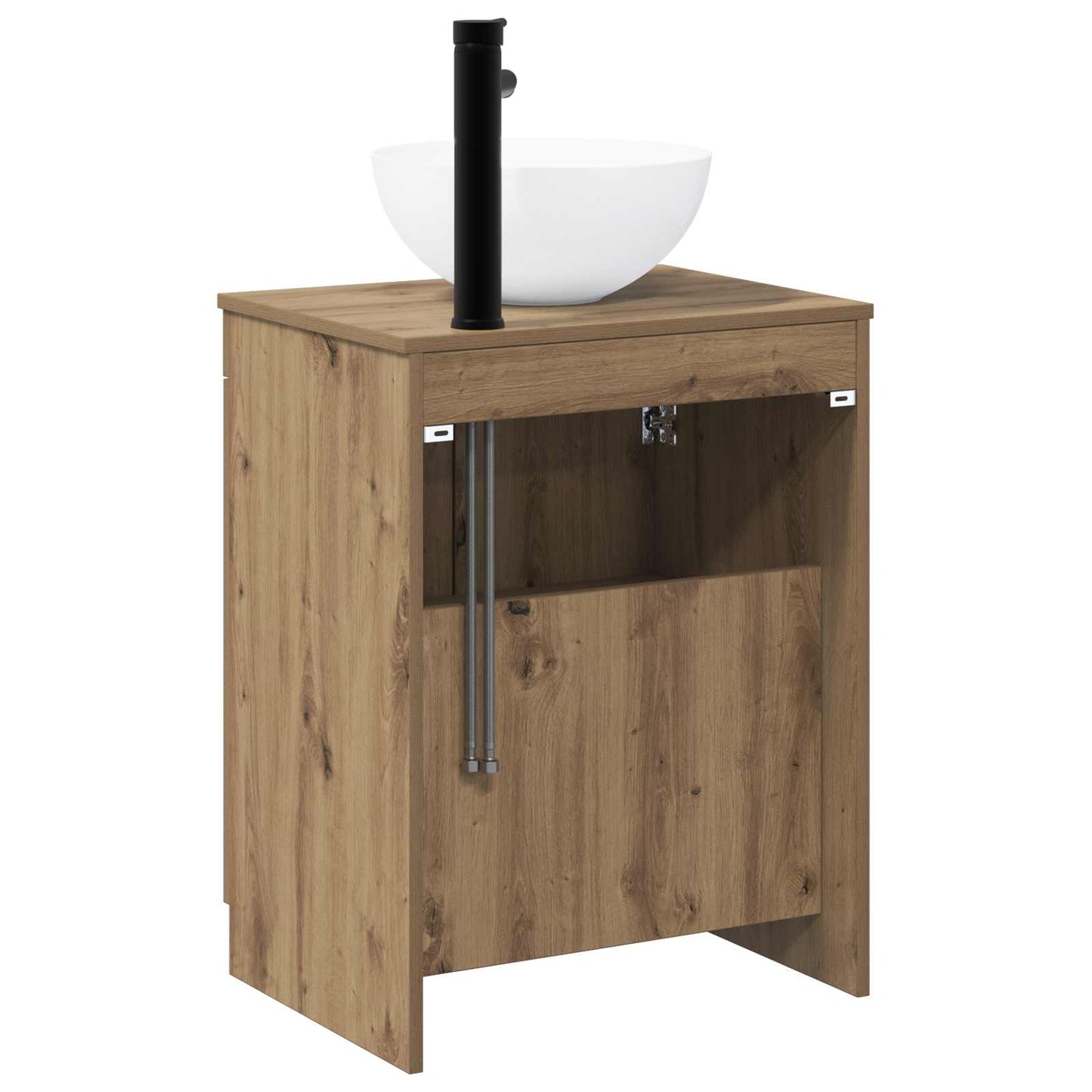 vidaXL Bathroom Furniture Set Artisan Oak Engineered Wood